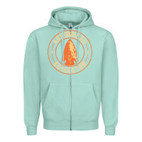 Seafoam arrowhead collector essential Zipper Hoodie - linhVisuals