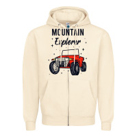 Sandshell mountain explorer Zipper Hoodie - linhVisuals