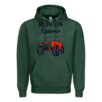 Sports Green mountain explorer Zipper Hoodie - linhVisuals