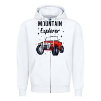 White mountain explorer Zipper Hoodie - linhVisuals