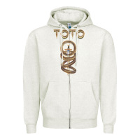Oatmeal Heather TOTO ROCK Zipper Hoodie - linhVisuals