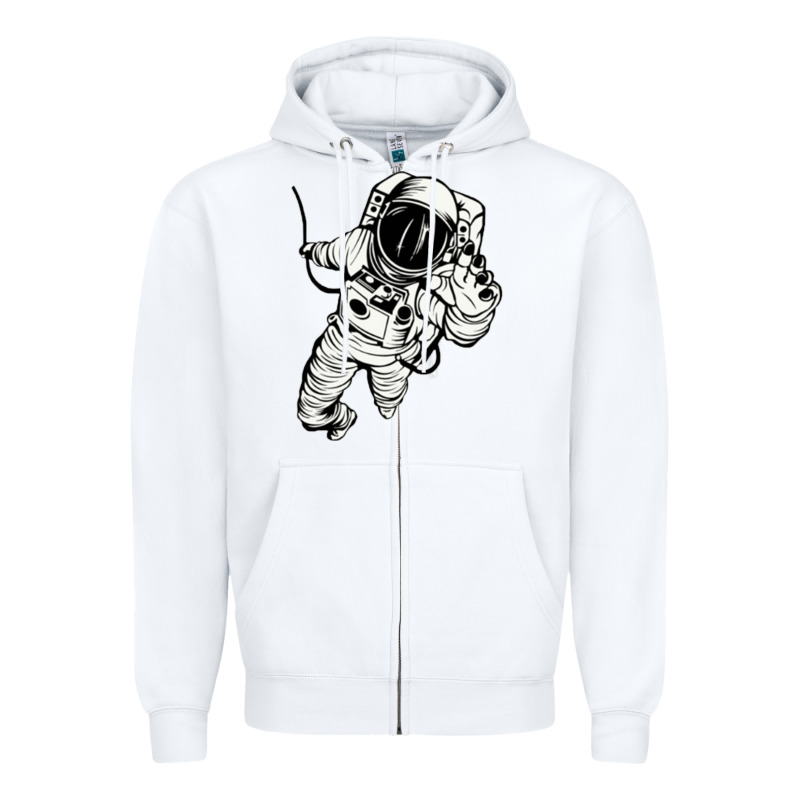 Astronaut In The Space Zipper Hoodie by linhVisuals | Teevron