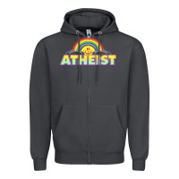 Smoke atheist2 Zipper Hoodie - linhVisuals