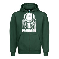 Sports Green predator Zipper Hoodie - linhVisuals