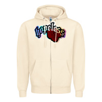 Sandshell holographic halsey hopeless fountai Zipper Hoodie - linhVisuals