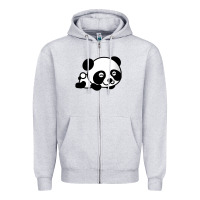 Baby Panda Bear Zipper Hoodie | Teevron