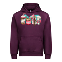 Mauve Wine volleyball coffee Urban Hoodie - Jasminsmagicworld