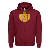 Burgundy death s dynamic shroud wmv i ll try living like this 43547221 Zipper Hoodie - linhVisuals