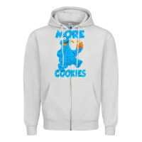 Dove Grey more cookies classic shirt Zipper Hoodie - linhVisuals