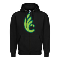 Black wilmington college quaqers Zipper Hoodie - linhVisuals