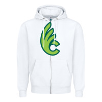 White wilmington college quaqers Zipper Hoodie - linhVisuals