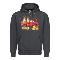 Smoke basenji pumpkin truck fall leaf thanksgiving halloween Zipper Hoodie - linhVisuals