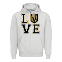 Dove Grey the love golden knight Zipper Hoodie - linhVisuals