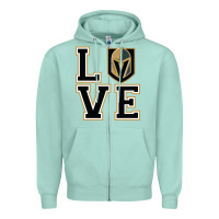 Seafoam the love golden knight Zipper Hoodie - linhVisuals