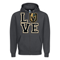 Smoke the love golden knight Zipper Hoodie - linhVisuals