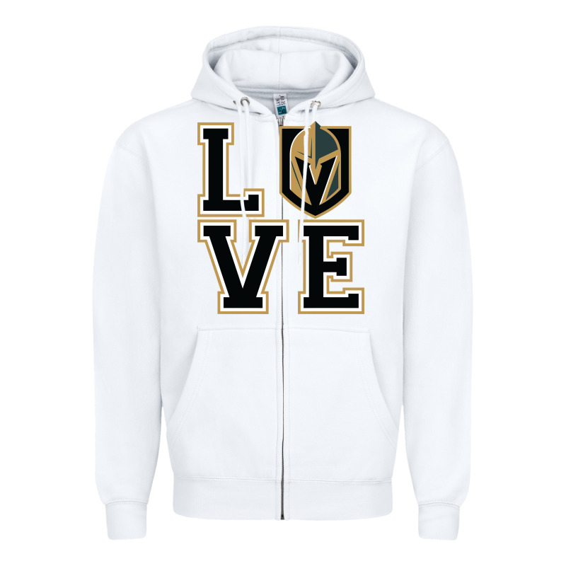 The Love Golden Knight Zipper Hoodie by linhVisuals | Teevron