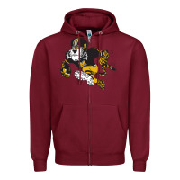 Burgundy the missouri tigers Zipper Hoodie - linhVisuals
