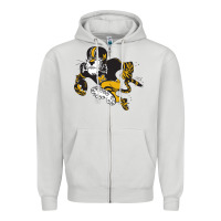 Dove Grey the missouri tigers Zipper Hoodie - linhVisuals