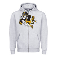 Heather Grey the missouri tigers Zipper Hoodie - linhVisuals