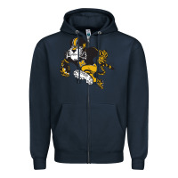 Navy the missouri tigers Zipper Hoodie - linhVisuals