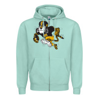 Seafoam the missouri tigers Zipper Hoodie - linhVisuals