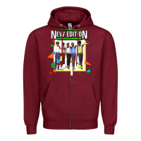 Burgundy new edition Zipper Hoodie - linhVisuals