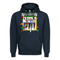 Navy new edition Zipper Hoodie - linhVisuals