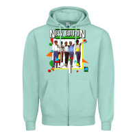 Seafoam new edition Zipper Hoodie - linhVisuals