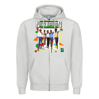 Dove Grey new edition Zipper Hoodie - linhVisuals
