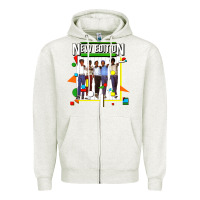 Oatmeal Heather new edition Zipper Hoodie - linhVisuals