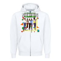 White new edition Zipper Hoodie - linhVisuals