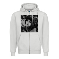 Dove Grey kate bush vintage Zipper Hoodie - linhVisuals
