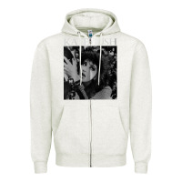 Oatmeal Heather kate bush vintage Zipper Hoodie - linhVisuals