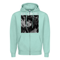Seafoam kate bush vintage Zipper Hoodie - linhVisuals