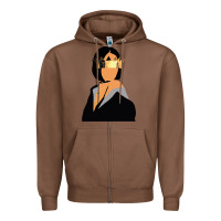 Chestnut rihanna artwork Zipper Hoodie - linhVisuals