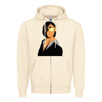 Sandshell rihanna artwork Zipper Hoodie - linhVisuals