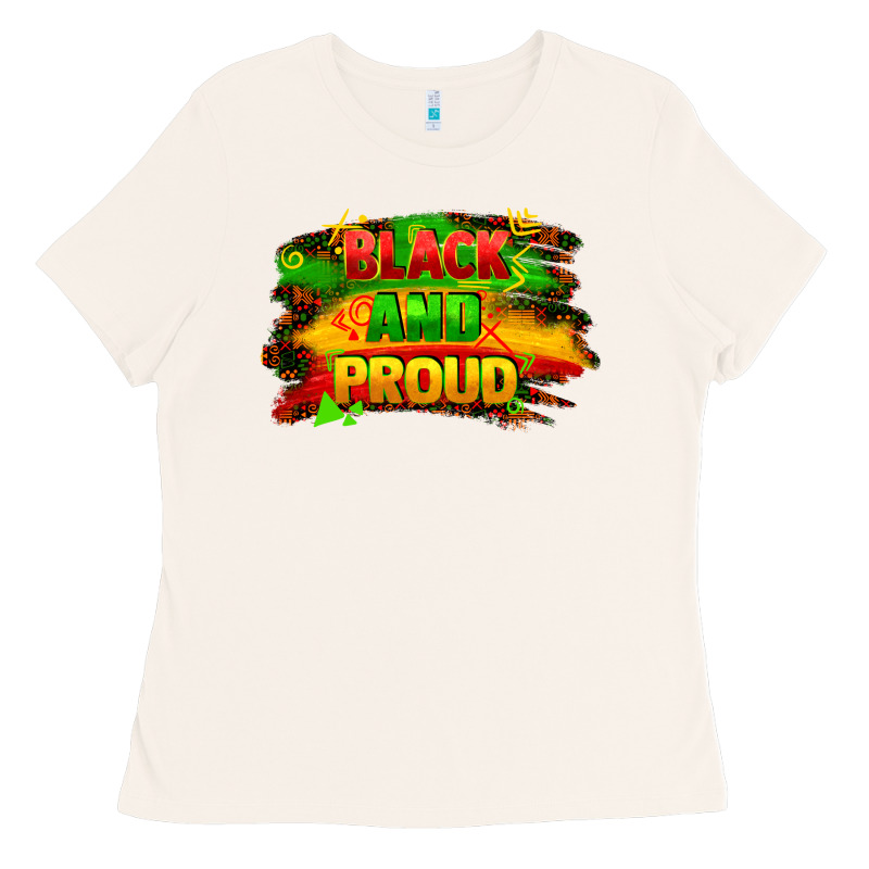 Black And Proud Ladies Tee by FaDigitalArtStudio | Teevron