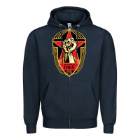 Navy prophets of rage poster Zipper Hoodie - linhVisuals
