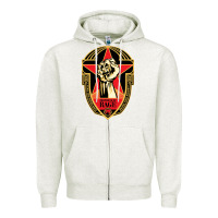 Oatmeal Heather prophets of rage poster Zipper Hoodie - linhVisuals