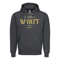 Smoke The Legend Wyatt Funny Personalized Name Zipper Hoodie - linhVisuals