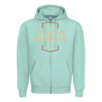 Seafoam Genuine Jack Funny Personalized Name Zipper Hoodie - linhVisuals