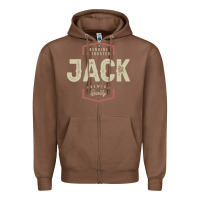 Genuine Jack Funny Personalized Name Zipper Hoodie | Teevron