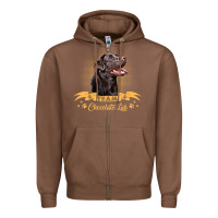 Chestnut labrador retriever team chocolate lab funny Zipper Hoodie - linhVisuals