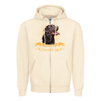 Sandshell labrador retriever team chocolate lab funny Zipper Hoodie - linhVisuals