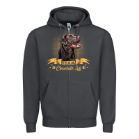 Smoke labrador retriever team chocolate lab funny Zipper Hoodie - linhVisuals