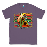 Lavender turquoise desert moon serape background Classic Tee - Jasminsmagicworld