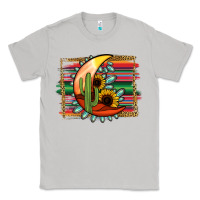 Moon Dust turquoise desert moon serape background Classic Tee - Jasminsmagicworld