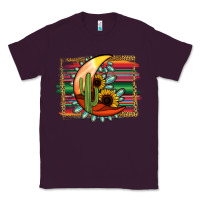 Plum turquoise desert moon serape background Classic Tee - Jasminsmagicworld