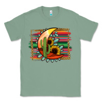 Sage turquoise desert moon serape background Classic Tee - Jasminsmagicworld