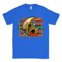 True Royal turquoise desert moon serape background Classic Tee - Jasminsmagicworld